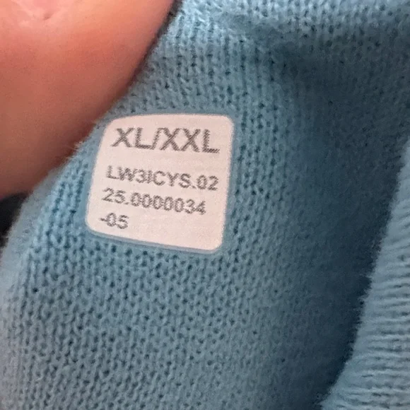 Lululemon Athletica Light Blue Half-Zip Sweatshirt-Long Length - Picture 3 of 3